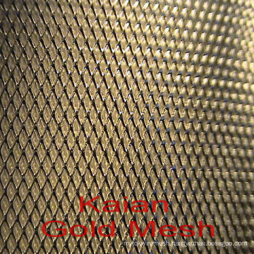 High Quality Pure Gold Mesh in weave type and expanded type ---- 30 years factory supplier